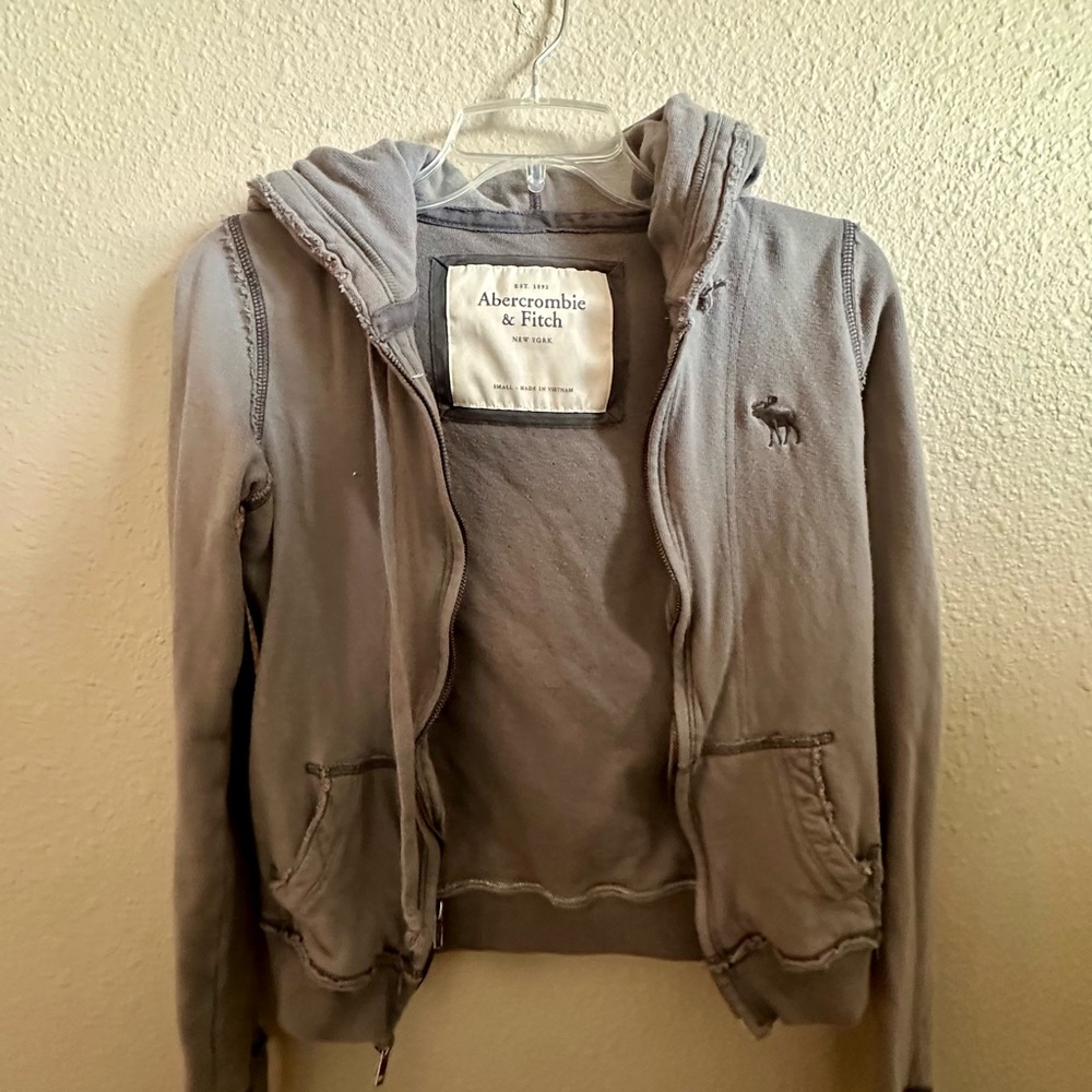 Abercrombie & Fitch Charcoal Hoodie